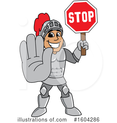 Royalty-Free (RF) Knight Clipart Illustration by Mascot Junction - Stock Sample #1604286