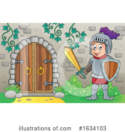 Royalty-Free (RF) Knight Clipart Illustration by visekart - Stock Sample #1634103