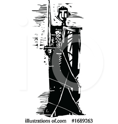Royalty-Free (RF) Knight Clipart Illustration by xunantunich - Stock Sample #1689263