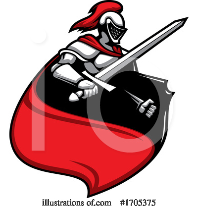 Royalty-Free (RF) Knight Clipart Illustration by Vector Tradition SM - Stock Sample #1705375
