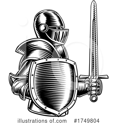 Royalty-Free (RF) Knight Clipart Illustration by AtStockIllustration - Stock Sample #1749804