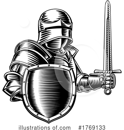 Royalty-Free (RF) Knight Clipart Illustration by AtStockIllustration - Stock Sample #1769133