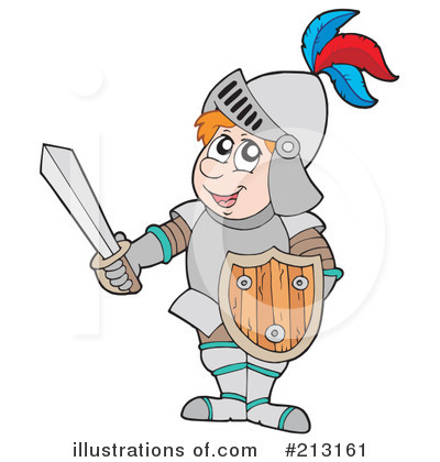 Royalty-Free (RF) Knight Clipart Illustration by visekart - Stock Sample #213161