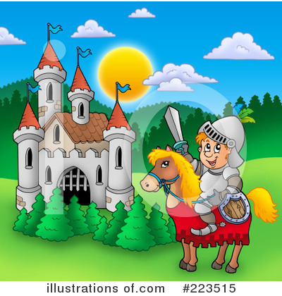 Royalty-Free (RF) Knight Clipart Illustration by visekart - Stock Sample #223515