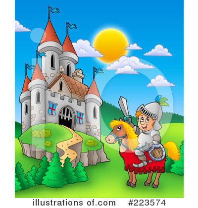 Royalty-Free (RF) Knight Clipart Illustration by visekart - Stock Sample #223574