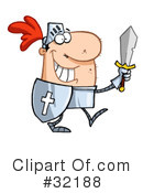 Knight Clipart #32188 by Hit Toon