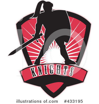 Royalty-Free (RF) Knight Clipart Illustration by patrimonio - Stock Sample #433195
