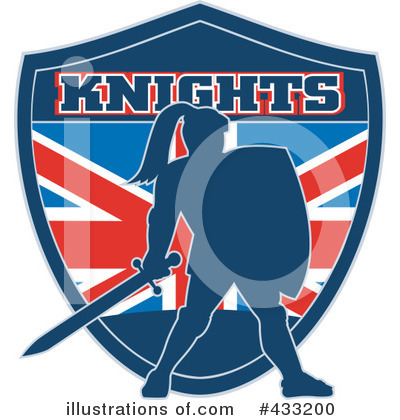 Royalty-Free (RF) Knight Clipart Illustration by patrimonio - Stock Sample #433200