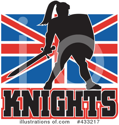 Royalty-Free (RF) Knight Clipart Illustration by patrimonio - Stock Sample #433217