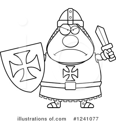 Royalty-Free (RF) Knight Templar Clipart Illustration by Cory Thoman - Stock Sample #1241077