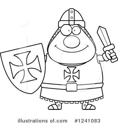 Royalty-Free (RF) Knight Templar Clipart Illustration by Cory Thoman - Stock Sample #1241083