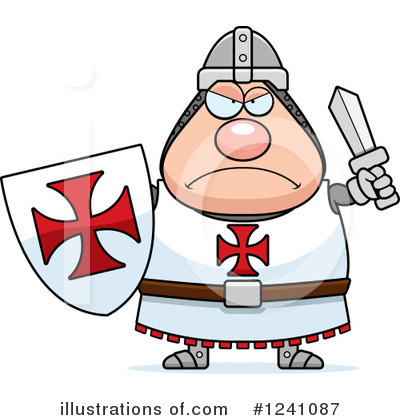 Royalty-Free (RF) Knight Templar Clipart Illustration by Cory Thoman - Stock Sample #1241087