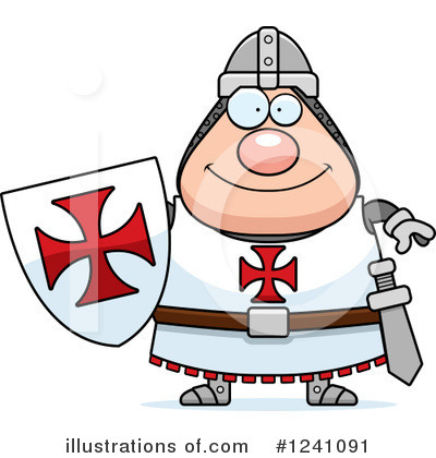 Royalty-Free (RF) Knight Templar Clipart Illustration by Cory Thoman - Stock Sample #1241091