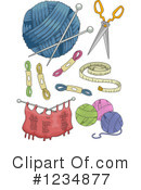 Knitting Clipart #1234877 by BNP Design Studio