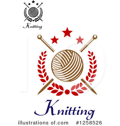 Knitting Clipart #1258526 by Vector Tradition SM