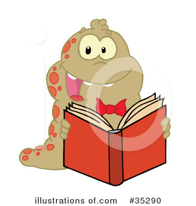 Reading Clipart #35290 by Hit Toon