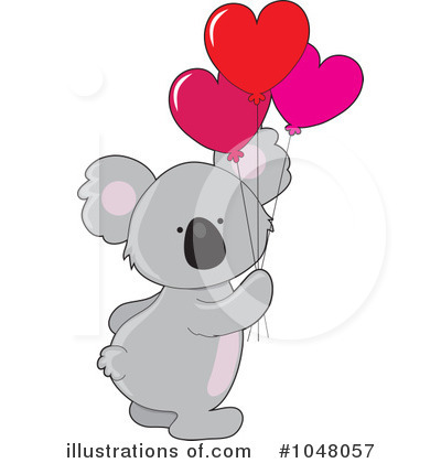 Royalty-Free (RF) Koala Clipart Illustration by Maria Bell - Stock Sample #1048057