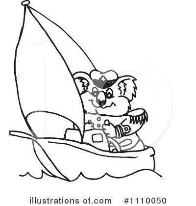 Boat Clipart #1110050 by Dennis Holmes Designs