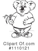 Koala Clipart #1110121 by Dennis Holmes Designs