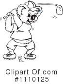 Koala Clipart #1110125 by Dennis Holmes Designs