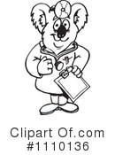 Koala Clipart #1110136 by Dennis Holmes Designs