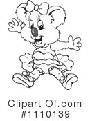 Koala Clipart #1110139 by Dennis Holmes Designs