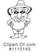 Koala Clipart #1110143 by Dennis Holmes Designs