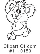 Koala Clipart #1110150 by Dennis Holmes Designs