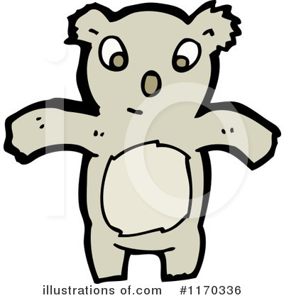 Royalty-Free (RF) Koala Clipart Illustration by lineartestpilot - Stock Sample #1170336