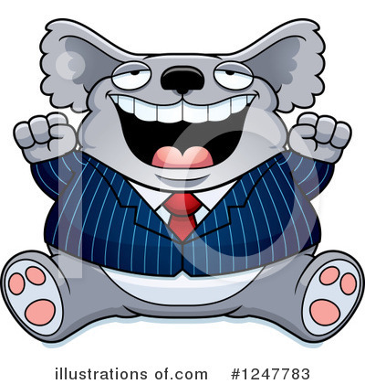 Koalas Clipart #1247783 by Cory Thoman