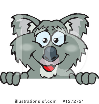 Royalty-Free (RF) Koala Clipart Illustration by Dennis Holmes Designs - Stock Sample #1272721