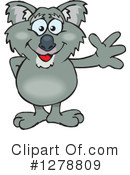 Koala Clipart #1278809 by Dennis Holmes Designs