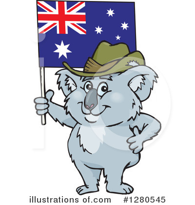 Koala Clipart #1280545 by Dennis Holmes Designs