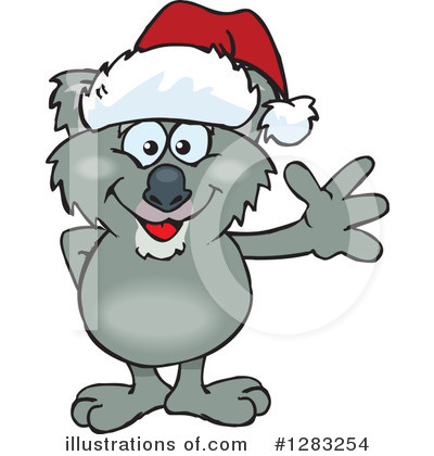 Royalty-Free (RF) Koala Clipart Illustration by Dennis Holmes Designs - Stock Sample #1283254