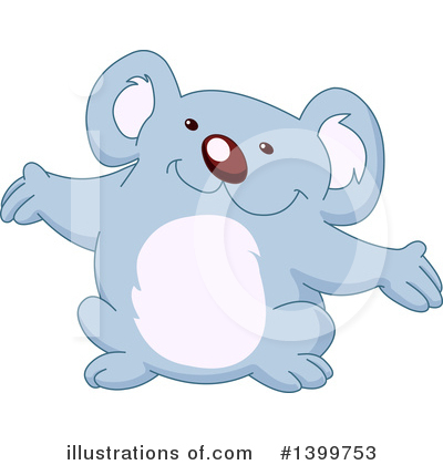 Royalty-Free (RF) Koala Clipart Illustration by yayayoyo - Stock Sample #1399753