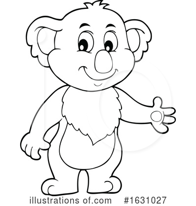 Royalty-Free (RF) Koala Clipart Illustration by visekart - Stock Sample #1631027