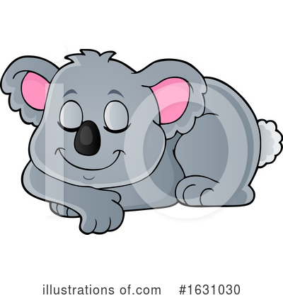 Royalty-Free (RF) Koala Clipart Illustration by visekart - Stock Sample #1631030