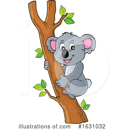 Royalty-Free (RF) Koala Clipart Illustration by visekart - Stock Sample #1631032