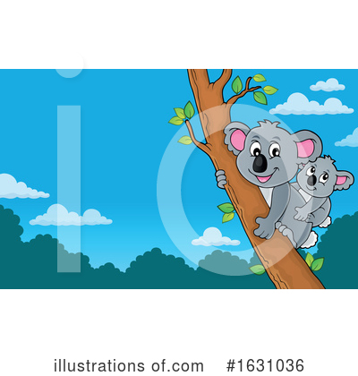 Royalty-Free (RF) Koala Clipart Illustration by visekart - Stock Sample #1631036