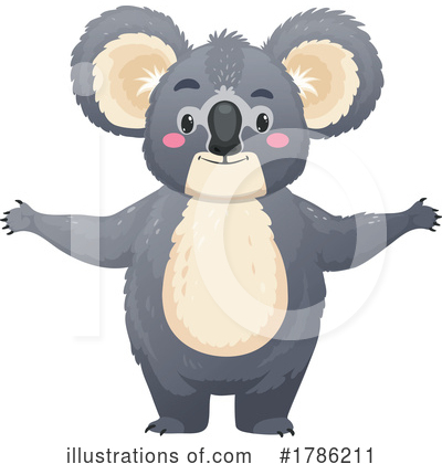 Royalty-Free (RF) Koala Clipart Illustration by Vector Tradition SM - Stock Sample #1786211