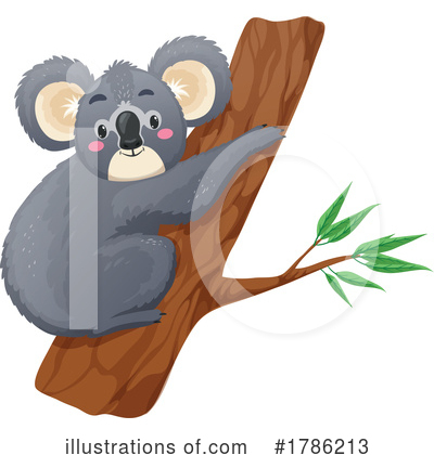 Royalty-Free (RF) Koala Clipart Illustration by Vector Tradition SM - Stock Sample #1786213