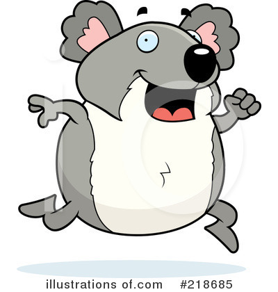 Royalty-Free (RF) Koala Clipart Illustration by Cory Thoman - Stock Sample #218685