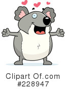 Koala Clipart #228947 by Cory Thoman