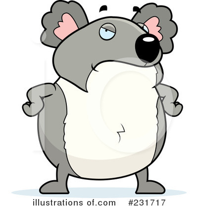 Royalty-Free (RF) Koala Clipart Illustration by Cory Thoman - Stock Sample #231717