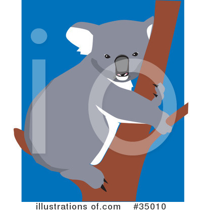 Koala Clipart #35010 by Dennis Holmes Designs