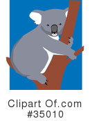 Koala Clipart #35010 by Dennis Holmes Designs