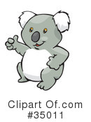 Koala Clipart #35011 by Dennis Holmes Designs