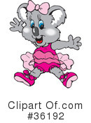 Koala Clipart #36192 by Dennis Holmes Designs
