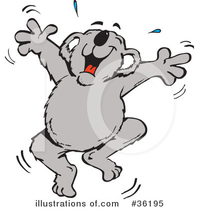Koala Clipart #36195 by Dennis Holmes Designs