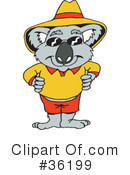 Koala Clipart #36199 by Dennis Holmes Designs